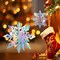 18PCS Christmas Hanging Snowflakes Ornaments Decorations - Iridescent